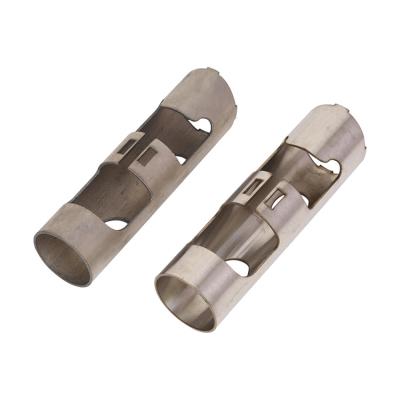 China Custom industry metal parts stamping titanium alloy and stainless steel laser cut tube fabrication metal for sale