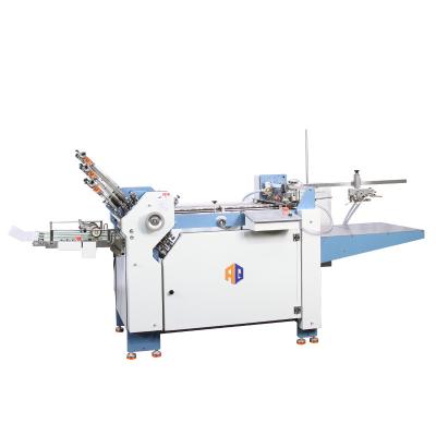 China 6 het Pamfletdocument die van de gespplaat Machine met Automatische Zuiging Paperfeeder vouwen Te koop