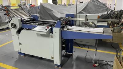 China tipo de condução da engrenagem da máquina da dobradura do papel da largura A3 de 480mm para a brochura à venda