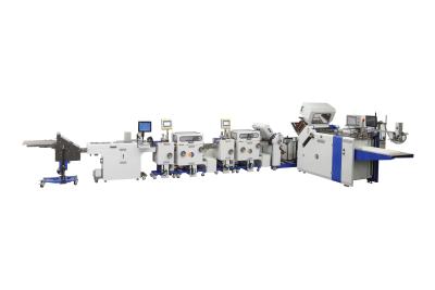 China 4.2KW Large Format Pharmaceutical Leaflet Folding Machine With Belt Driving 300gsm for sale