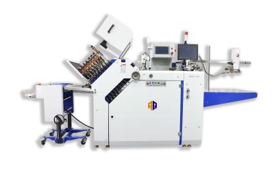 China 600 mm breed farmaceutisch pamflet papier vouwmachine met CCD camera inspectie Te koop