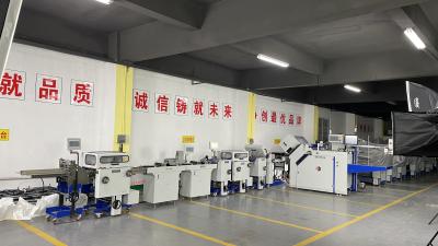 China 480TS Equipo de acabado exterior Máquina de plegado de folletos farmacéuticos en venta