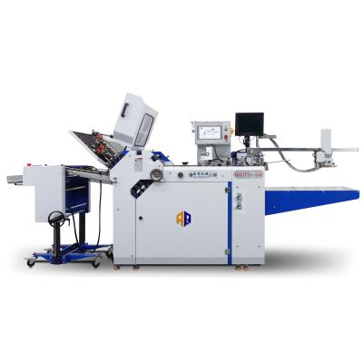 China Automatic Large Format Paper Folding Machine Belting Driving Pharma Leaflet 220m/Min for sale