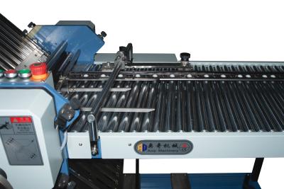 China Small A3 Format Sheet Cross Fold Paper Folding Machine Manual Brochure Folder for sale