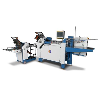 China Efficiency High Speed A3 Sheet Leaflet Cross Folding Machine For Printing House Use for sale