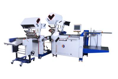 China Industrial Wide-Format Paper Leaflet Folding Machine With Cross Fold Unit For Inserting Use for sale