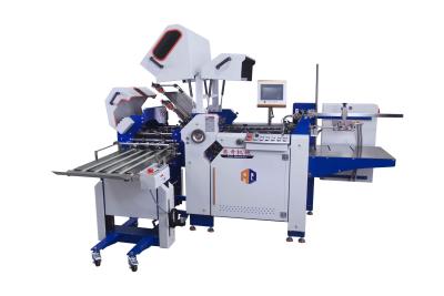 China Full Automatic Commercial Paper Folding Machine For Folded Leaflet Tri Fold Paper Folder for sale