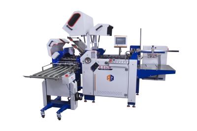 China Automatic Paper Industry Equipment Commercial Brochures Folding Paper Processing Machine With Cross Folding Unit for sale