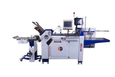 China High Speed A4 Paper Folding Machine Paper Noise Hood Manual Leaflet Equipment for sale