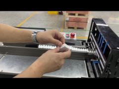 High precision, productivity belt driving pharmaceutical leaflet folding machine