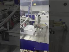 Commercial Paper Folding Leaflets Machine with Labeling Machine for Printing Factory