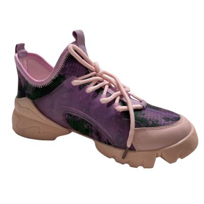 China Durable Warm Purple Sport Pattern Durable Products Light Wear Unisex Custom Shoes for sale