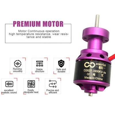 China Power-Fun Outrunner Motor 3S 3900KV RC Brushless Electric Motor Airplane Model For RC Airplanes Multicopter Flat Drone Fixed Wing Helicopter for sale