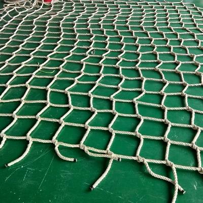 China Anti Aging High Strength Thick Polyester Playground Climbing Cargo Nets For Kids for sale