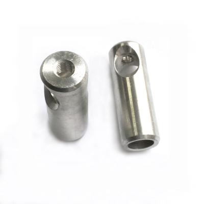 China For Connecting Common Playground Combination Rope Aluminum T Intersection Ferrule For 16mm Reinforced Rope for sale