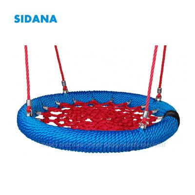 China Outdoor Furniture Round Kids Nest Swing Seat For Commercial Use Playground for sale