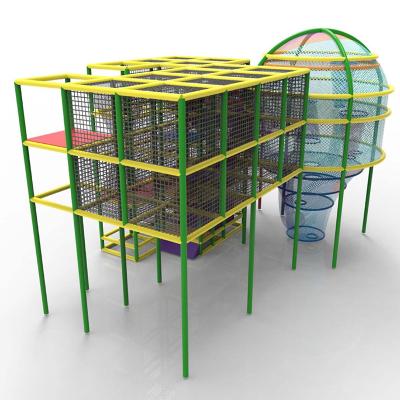 China Polyester Net Based Soft Playground Climbing Net Equipment For Kids Amusement Park for sale