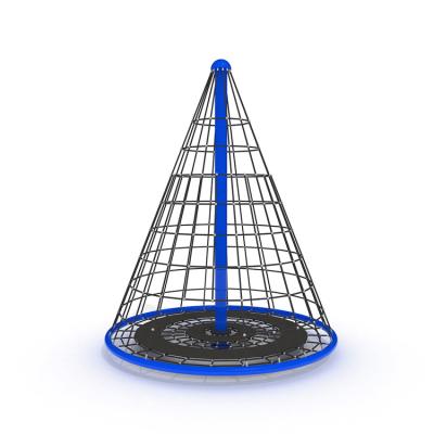 China 16mm combiantion rope rope based early pyramid climbing frame with carousel for kids for sale