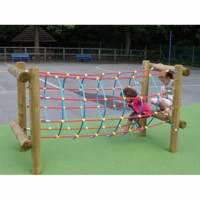 China Anti Aging High Strength Outdoor Kids Rope Bridge Net Tunnel For Playpen And Nursery for sale