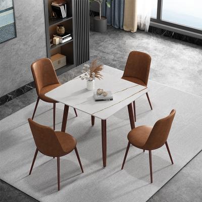 China Hot stainless steel dining table rectangle dining table factory novelty modern design home furniture sale outdoor table for sale