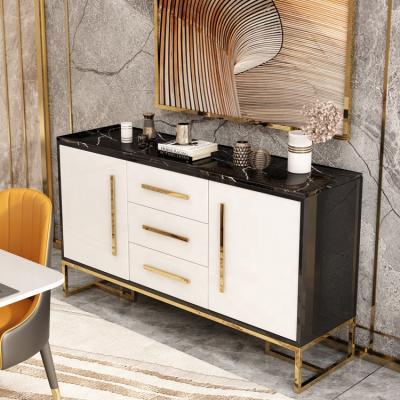 China (Other) Factory Directly Sale High Quality Adjustable Dining Room Sideboard Cabinet Sideboard Furniture Living Room Furniture Table Set for sale