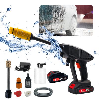 China China-chic New Portable Water Cleaner Pressure Washer Gun Lithium Battery High Speed ​​High Speed ​​Gasket for sale