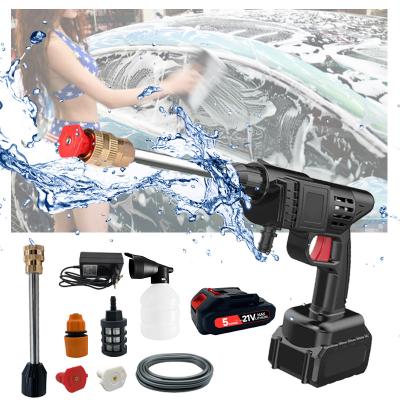 China Critical Cleaning Automobile Pressure Washer Gun Lithium Battery Car High Pressure High Speed ​​Washer/Portable Water No Residue for sale