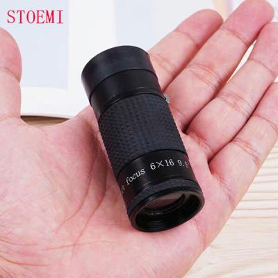 China Short and Long Distance Observation STOEMI 8113 Pocket 6X Portable Short Focus Monocular Telescope for Short and Far Range Observation for sale