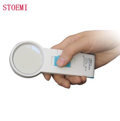 China STOEMI 7811 4X LED Magnifier Handheld Magnifying Glass Led Magnifier/Illumination Pocket for sale