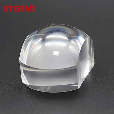 China 80mm STOEMI 6921 80mm Paperweight 4X Dome Cabochons Magnifier Acrylic Desktop Shaped Magnifier/Magnifier for sale