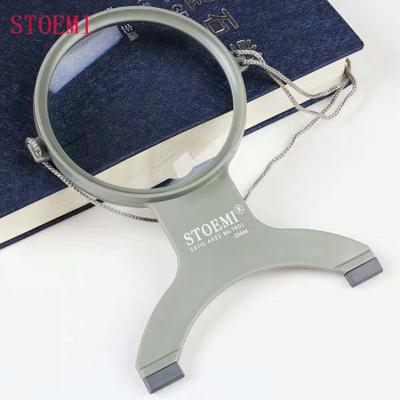 China Let your hand freely operate the STOEMI 7601 Large Screen Neck Mounted Hands Free Magnifier / Trunk Support Magnifier for Reading, Sewing, Embroidery for sale