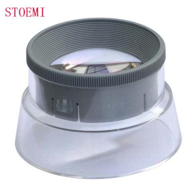 China STOEMI 6755 Aspherical Lens Adjustable 7X Stand Magnifier / Desktop Magnifier Magnifier With Aspherical Lens for sale