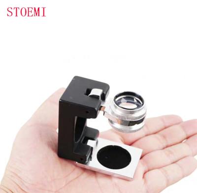 China STOEMI 8032 Lens STOEMI 8032 Achromatic Rotary Table 10X Folding Desktop Magnifier / Loupe Magnifier With Achromatic Lens for sale