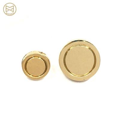 China Factory direct workable alloy metal custom round leg button for garment for sale