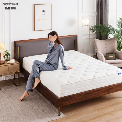 China Traditional Super King Size Mable Memory Foam Comfortable Sleeping Pocket Coil Bed Base for sale