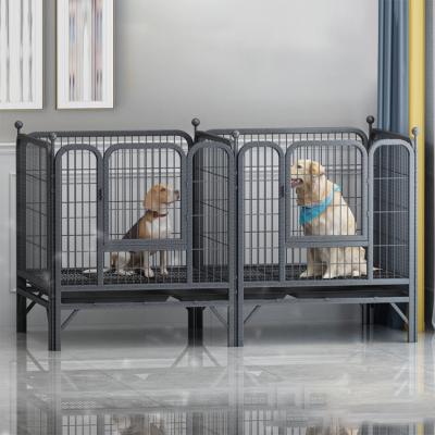 China 2021 Breathable High Quality Indoor Outdoor Pet Cages Iron Large Metal Mesh Wire Display Dog Cage for sale