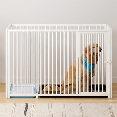 China Breathable Galvanized Indoor Outdoor Pet and Dog Crate Heavy Duty Steel Pipe Crate Crate Heavy Duty Pet Cage Extra Large Dog Animal for sale