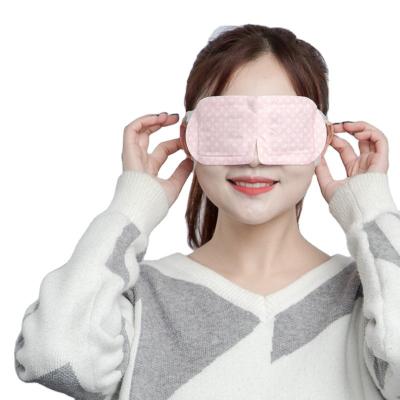 China Anti-Puffiness Lavender Eye Pillow Sleeping Eye Mask Warm Stitching Eye Mask For Dark Circles for sale