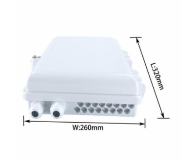 China High-Density Fiber Management 16 Core Outdoor Fiber Optic Splitter Box ABS / PC Eco Friendly Materials for sale