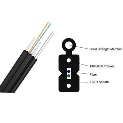 China 1,2, 4 Cores GJYXCH FTTH G.657A Indoor favorable price Aerial Drop Cable for sale