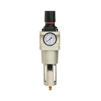 China Hotels XMC AW5000 10 1 Inch Pneumatic Air Source Treatment Units FRL Combination Filter Regulator With Pressure Gauge for sale