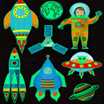 China Popular Kids Cartoon Temporary Space Tattoo Sticker Waterproof Interstellar Disposable Temporary Face Tattoos Stickers for sale