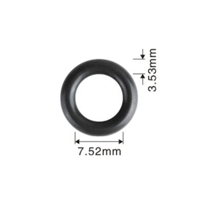 China Fuel Injection System Fuel Injector Repair Kits Rubber O Rings FKM NBR Universal Black O Rings 7.52x3.53mm for sale