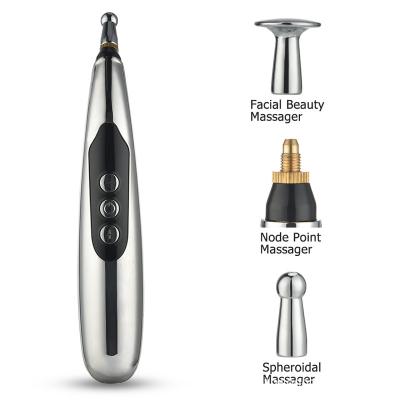 China Face Lift USB Pulse Explosive Filling Therapy Dredging Instrument Household Acupuncture Point Massage Meridian Pen New for sale