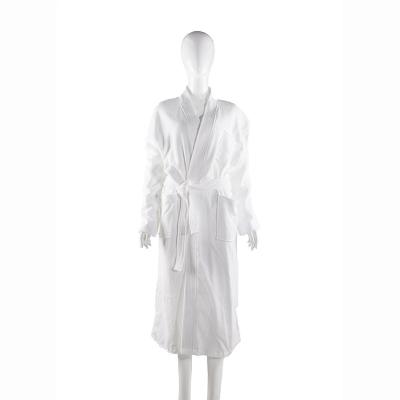 China Breathable Autumn Cotton Linen Bath Robe Japan Style Bathrobe Men Women Long Plus Size Lovers Couples Night Dressing Gown Men Nightgown for sale