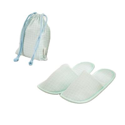 China Cushioning Travel Slippers Folding Thin Slippers For Aircraft Hotel Disposable Slippers for sale