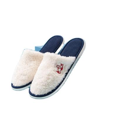 China Cushioning 5 Star Hotel Slippers Home Shoes Deep Soled Non Disposable Slippers for sale