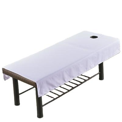 China Portable Custom Logo Spa Beauty Salon Massages Table Sheets Waterproof Fitted Polyester for sale