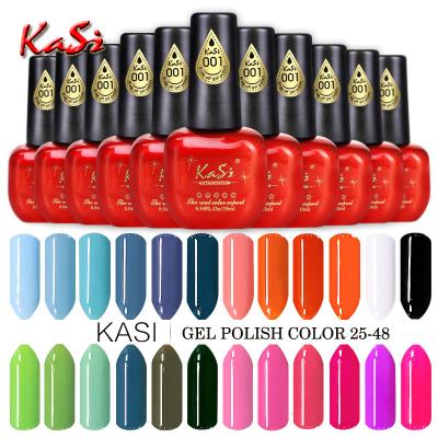 China Hot Sale Kasi Nail Gel UV Gel Nail Polish With 168 Colors Gel UV Nail Polish Led 15ml for sale