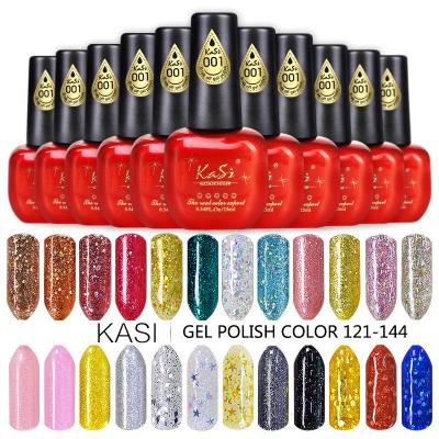 China Hot New Selling KASI Fashion Salon Professional Nail Gel Polish UV Nail Gel 15ml for sale